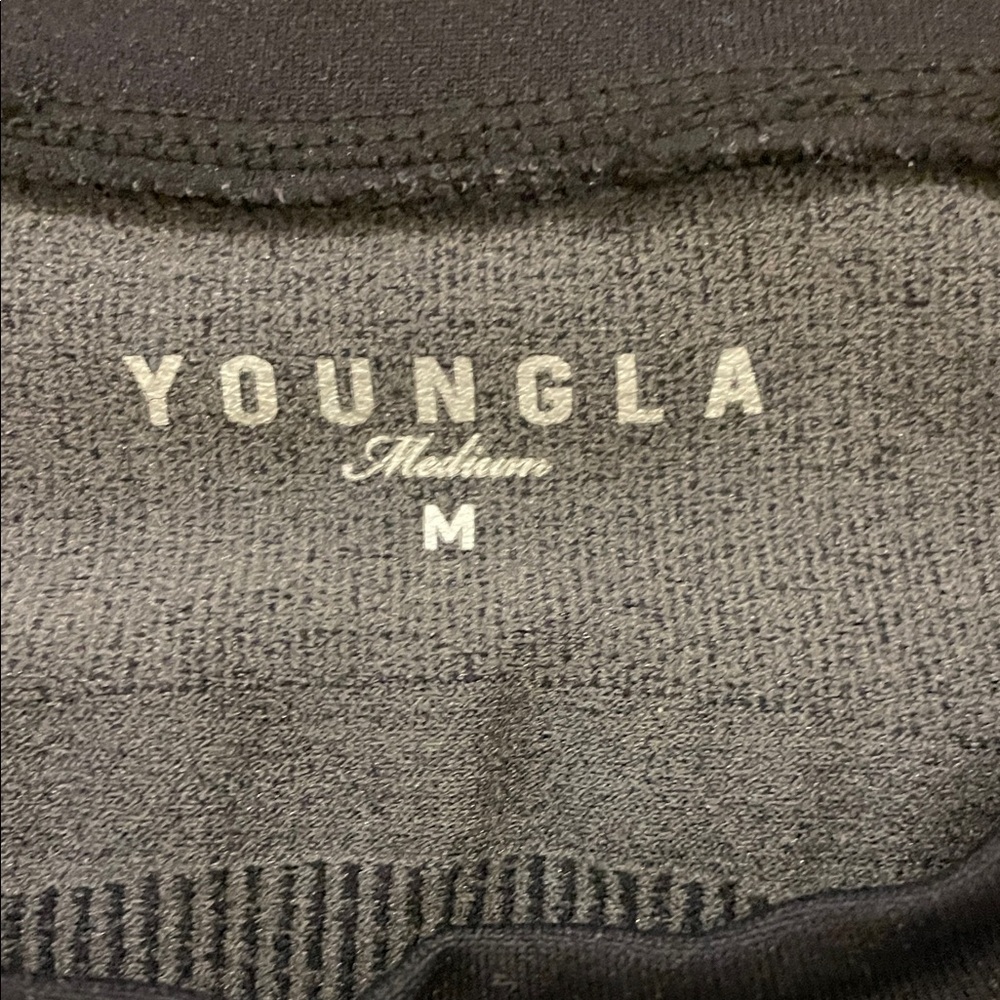 YoungLA Black Performance Short-Sleeve Training Tee - Picture 3 of 5